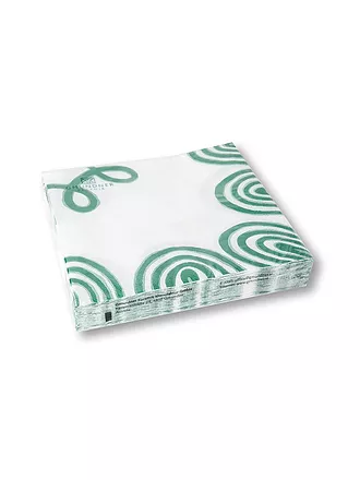 GMUNDNER KERAMIK | Servilletas de papel "Verde Flameado" 33x33cm | 